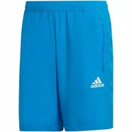 Spodenki męskie - Spodenki męskie adidas Aeroready Designed 2 Move Woven Sport niebieskie HC6 - miniaturka - grafika 1