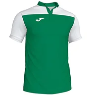 Koszulki męskie - Joma Męska koszulka polo Combi, męska, 101371.452.S, zielona/biała, S - miniaturka - grafika 1