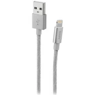 Kable USB - Kabel USB - Lightning ARKS 1 m Srebrny - miniaturka - grafika 1