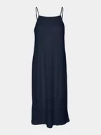 Sukienki - Vero Moda Sukienka letnia Maya 10304461 Granatowy Regular Fit - miniaturka - grafika 1
