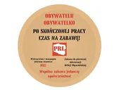 Gadżety na imprezę - Congee.pl Talerzyki urodzinowe PRL - 18 cm - 6 szt. TP18-PRL - miniaturka - grafika 1