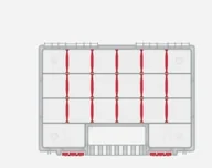 Skrzynki i torby narzędziowe - Prosperplast Organizer narzędziowy KNO35255T KNO35255T - miniaturka - grafika 1