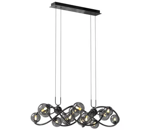 Wofi 7014-1405 - LED Żyrandol na lince NANCY 14xG9/3,5W/230V czarny chrom - Lampy sufitowe - miniaturka - grafika 1