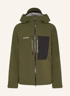 Kurtki narciarskie - Mammut Kurtka Narciarska Z Hardshellu Stoney gruen - miniaturka - grafika 1