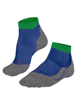 FALKE Mężczyźni Skarpety do biegania RU4 Endurance Short M SSO Bawełna przeciw pęcherzom cienkie 1 Para, Niebieski (Yve 6714), 46-48 - Skarpetki damskie - miniaturka - grafika 1