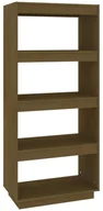 Regały - Skandynawski regał z litego drewna miodowy brąz P5-M30 - miniaturka - grafika 1