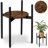 Zabawki zręcznościowe - Kwietnik stojący loftowy Torre Rustic 40 cm czarny - miniaturka - grafika 1