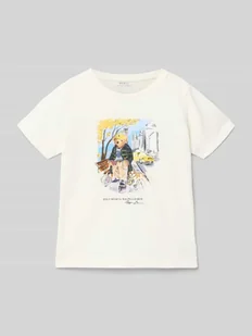 T-shirt o kroju regular fit z nadrukiem Polo Bear - Koszulki dla chłopców - miniaturka - grafika 1