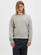 Swetry męskie - Jack & Jones Sweter w kolorze szarym - miniaturka - grafika 1