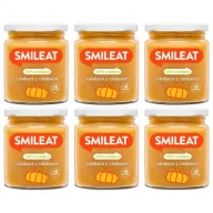 Dania dla dzieci - Smileat Słoiczek z ekologiczną dynią i cukinią po 6 miesiącu Zestaw 6 x 230 g Bio - miniaturka - grafika 1