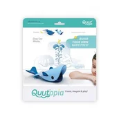 Zabawki do kąpieli - Quut piankowe puzzle kąpielowe 3D Quutopia Wieloryby - miniaturka - grafika 1