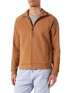 Bluzy męskie - BOSS 50461624 Bluza męska, Średni brąz 216, L - miniaturka - grafika 1