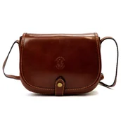 Torebki damskie - Elegancka damska skórzana listonoszka od Florence - miniaturka - grafika 1