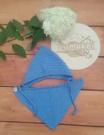 Czapki dla dzieci - Czapka bonetka Elfik z bandamą - miniaturka - grafika 1