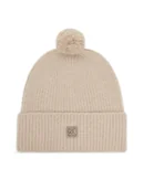 Czapki damskie - Calvin Klein Czapka Emblem Brushed LV04D8067G Beżowy - miniaturka - grafika 1