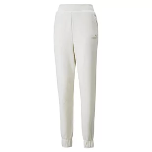 Spodnie dresowe damskie Puma ESS+ Embroidery ecru 84709399-M - Dresy damskie - miniaturka - grafika 1