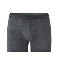 Skarpetki męskie - Falke Daily ClimaWool Boxers — Dark Grey - miniaturka - grafika 1