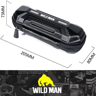 Etui torba sakwa rowerowa Wildman XT11 na rower w miejsce uchwytu na bidon 0,5L Czarna - Sakwy rowerowe - miniaturka - grafika 2