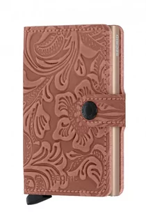 Portfele - Secrid Portfel skórzany damski kolor różowy - grafika 1
