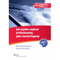 Książki obcojęzyczne o biznesie i marketingu - Wolters Kluwer Jak szybko napisać profesjonalny plan marketingowy - miniaturka - grafika 1