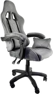 Fotel obrotowy gamingowy HERO POKER ST GREY ALCANTARA - Fotele gamingowe - miniaturka - grafika 3