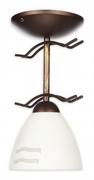 Lampy sufitowe - Lemir Solo Lampa sufitowa 1-punktowa Wenge O1701 RW - miniaturka - grafika 1