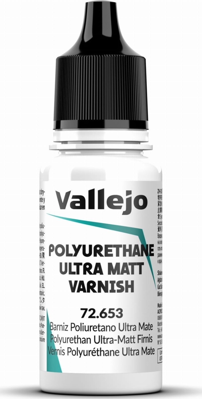 Vallejo Vallejo: 72.653 - Ultra Matt Polyurethane Varnish 18 ml