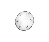 Lampy sufitowe - Kolarz 731.12.4.133- Lampa sufitowa NONNA 2xE27/60W/230V śr. 40 cm jeleń szara - miniaturka - grafika 1