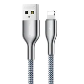 Kable USB - REMAX Kingpin kabel przewód USB - Lightning 2.1A 1m biały (RC-092i) - miniaturka - grafika 1