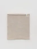 Szaliki i chustki dla dzieci - Reserved - Dzianinowy komin z wiskozą - jasnoszary - miniaturka - grafika 1