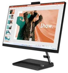 All In One Lenovo IdeaCentre AIO 3 24IAP7 / F0GH00FCNY / Intel i5-12 / 16GB / SSD 512GB / Intel Xe / FullHD / Win 11 / Czarny - Zestawy komputerowe - miniaturka - grafika 1