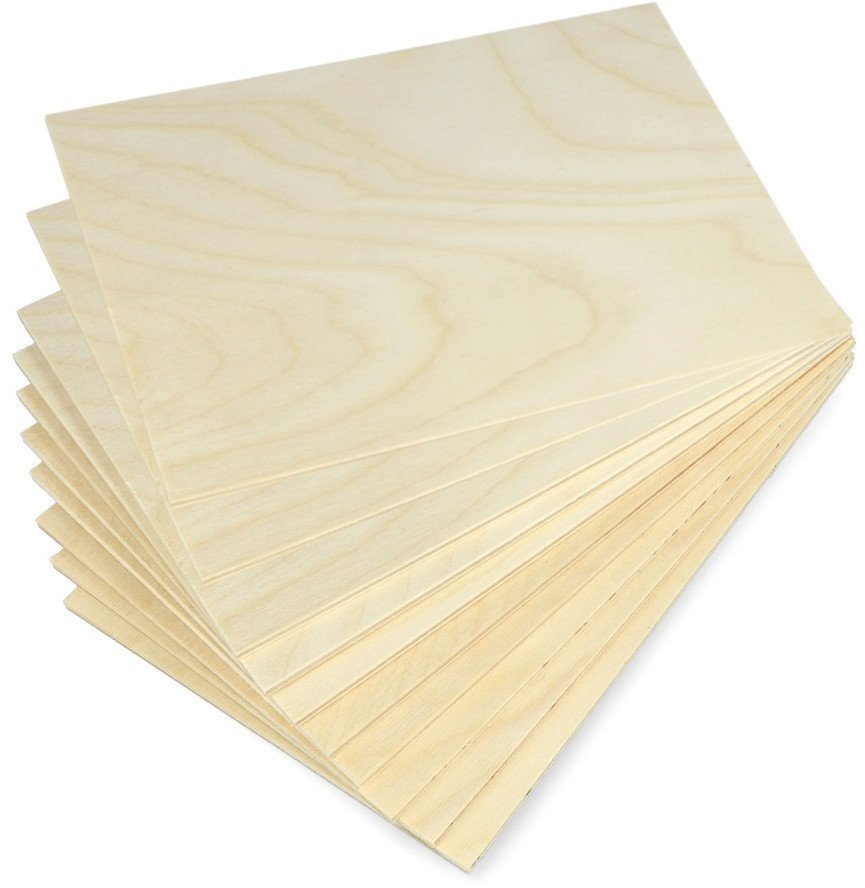 Sklejka brzozowa - 3mm - format A5 - 10szt.}