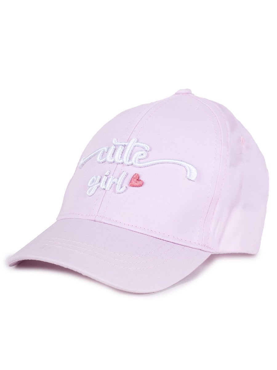 Czapka z daszkiem bejsbolówka dziewczęca cute girl różowa 46-50