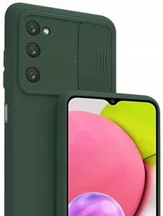 Etui SILICONE CamShield + Szkło do Samsung A03s - Etui i futerały do telefonów - miniaturka - grafika 1