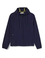 Kurtki męskie - Mexx Męska kurtka bomberka, Niebieski (czarny Iris 193921), S - miniaturka - grafika 1