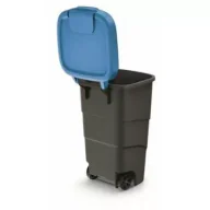 Kosze na śmieci - Prosperplast Keden kosz na śmieci wheeler - niebieski 95 l - miniaturka - grafika 1