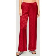 Piżamy damskie - Calvin Klein Underwear Satynowe spodnie od piżamy | Relaxed fit - miniaturka - grafika 1