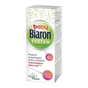 BIOARON Biaron System Baby, suplement diety, 10 ml |   !! 3695961 - Witaminy i minerały - miniaturka - grafika 1