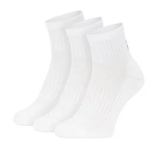 Skarpety sportowe Under Armour Core Quaretr Socks 1358344 3P - Skarpetki i podkolanówki sportowe - miniaturka - grafika 1