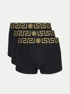 Majtki męskie - Versace Komplet 3 par bokserek AU10326 1A10011 Czarny - miniaturka - grafika 1