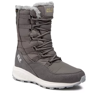 Śniegowce damskie - Śniegowce JACK WOLFSKIN - Nevada Texapore High W 4035801 Dark Grey/Light Grey - grafika 1