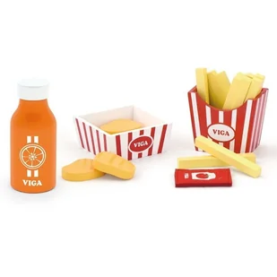 Eitech GmbH wigabatrynę Toys  smażenia, Chicken nuggets i Limo  zestaw - Zabawki AGD - miniaturka - grafika 1