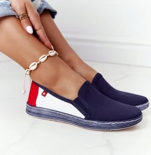 Espadryle damskie Big Star granatowe HH276008 40 - Espadryle damskie - miniaturka - grafika 1