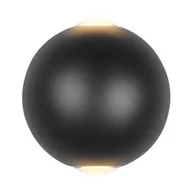 Lampy ogrodowe - Zewnętrzna lampa ścienna Avisio 246760232 Trio LED 2W 3000K IP54 czarna - miniaturka - grafika 1