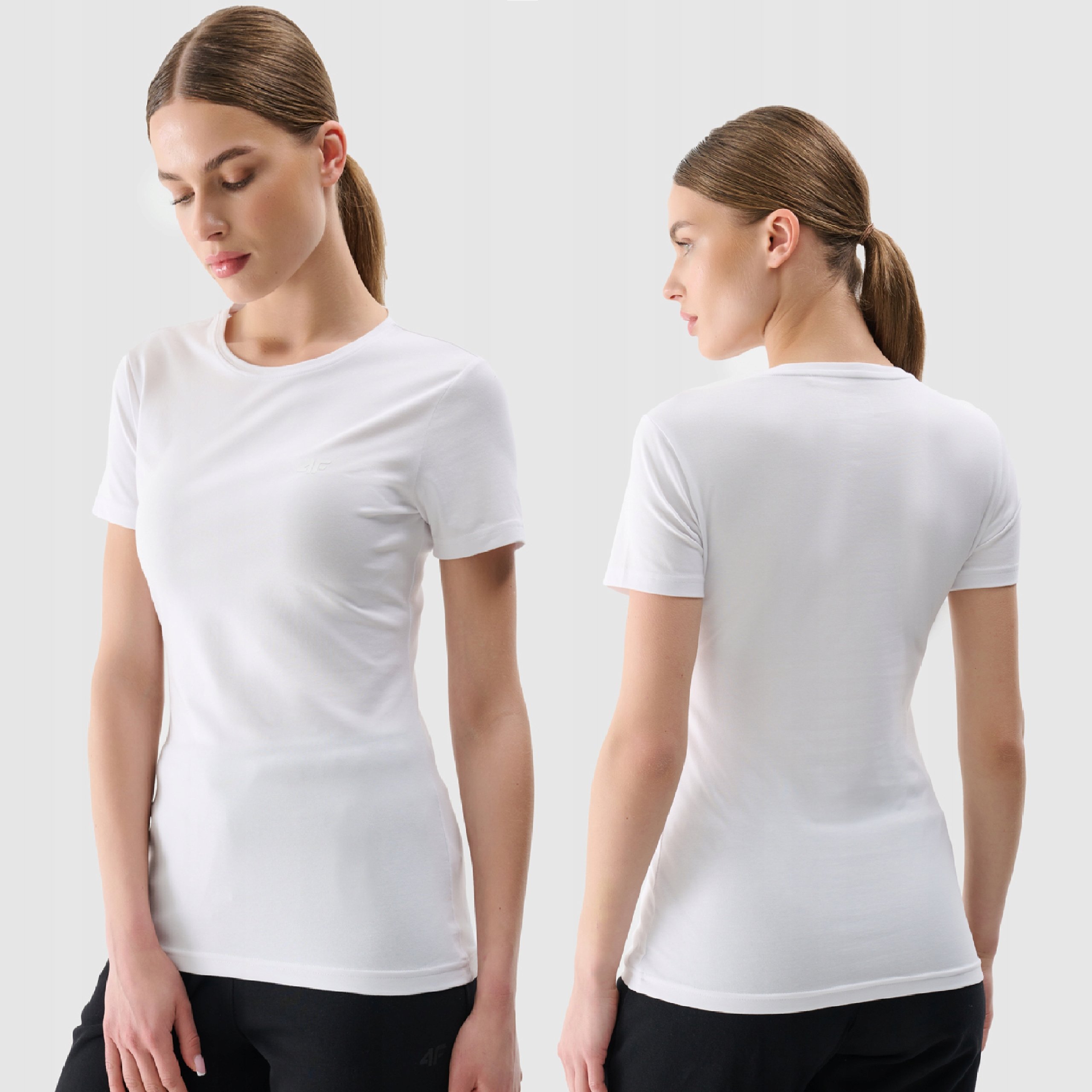 T-shirt Damski 4F Koszulka Bawełniana Sportowa S TTSHF2255 SS25