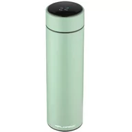 Kubki termiczne - KUBEK TERMICZNY TERMOS Z POMIAREM TEMPERATURY LED 450ML ZIELONY - miniaturka - grafika 1