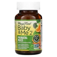 Suplementy naturalne - MegaFood Baby &amp; Me 2 Prenatal Multi 60 tab. - miniaturka - grafika 1
