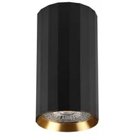 Lampy sufitowe - Oprawa sufitowa punktowa GOLDLUX Nicea 323408 Czarno-złoty - miniaturka - grafika 1