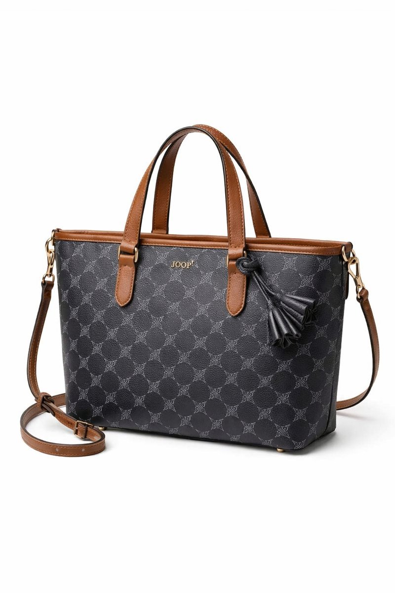 JOOP ELEGANCKA TOREBKA KLASYCZNA CZARNA W MONOGRAM I3A