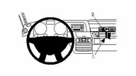 Akcesoria motoryzacyjne - Brodit 213457 ProClip zapewnia Man TGS i TGX 08  17/TGL 15  17 Czarny 213457 - miniaturka - grafika 1